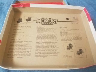 Vintage 1996 Memory Game by Milton Bradley 2