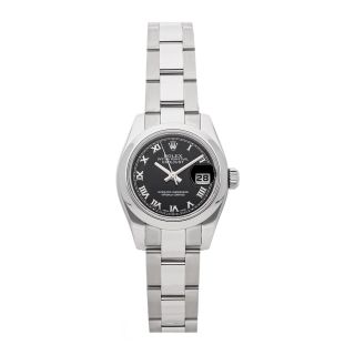 Rolex Datejust Auto 26mm Steel Ladies Oyster Bracelet Watch 179160