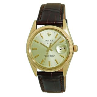 Rolex Vintage 14k Yellow Gold Oyster Perpetual Date 1503 Box