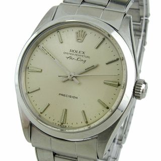 ROLEX AIR - KING OYSTER PERPETUAL STAINLESS STEEL WRISTWATCH 5500 DATED CIRCA 1966 2