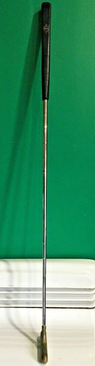 Vintage Bullseye 2 - Way Blade Putter 36 " Long Steel Right Or Left Handed