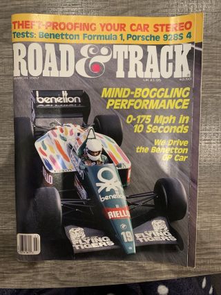 Road And Track,  March 1987