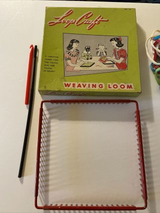 Loop Craft Weaving Loom Vintage Toy 2