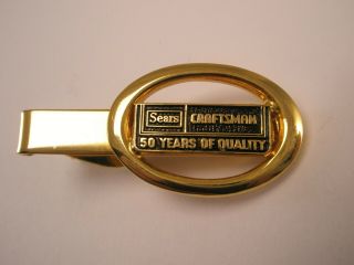 - Sears Craftsman 50 Years Of Quality Vintage Tie Bar Clip Tools
