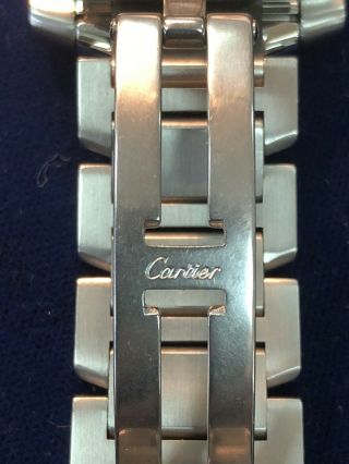 Factory Cartier Tank Francaise Automatic Steel Date watch Ref 2302 28mm 6