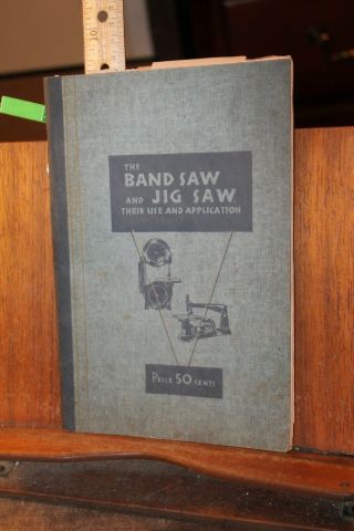 Antique 1934 The Band And Jig Saw Project Booklet Guide