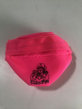 Vintage Wrist Fanny Pack Captain Crunch Cereal Neon Pink Coin Purse Small Wallet