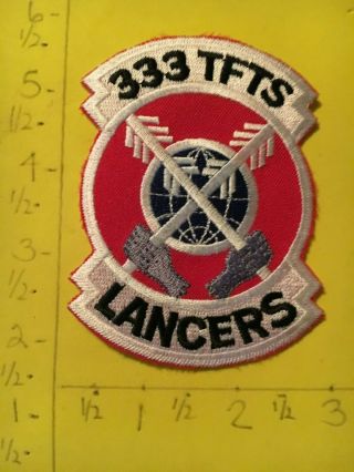 Usaf 333rd Tactical Fighter Training Squadron Patch 6/12 Vintage