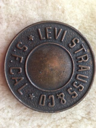 Levi Strauss & Co S.  F.  Cal Belt Buckle