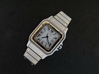 Cartier Santos Galbee 18k Gold & Stainless Steel Automatic 29mm