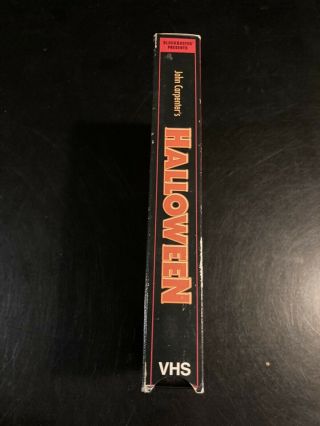 Halloween VHS Horror Blockbuster Presents Vintage Cult Rare Slasher Gore 2