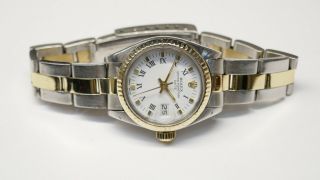 Rolex Date Ref.  6917 Two - Tone Vintage Ladies Watch 100