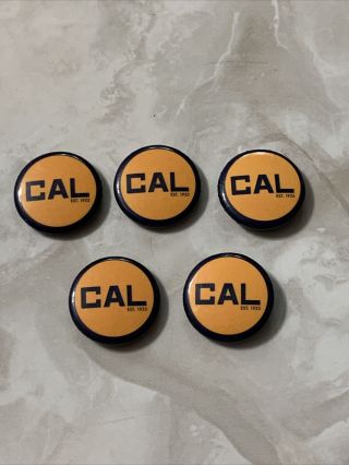 Vintage Cal Berkeley “cal Pin Back Button Mini Small Button School Spirit ￼