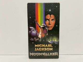 Vintage Michael Jackson Moonwalker Vhs Video Tape 1988