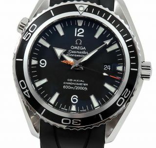 Omega Watch Seamaster Planet Ocean 007 2907.  50.  91 Automatic St.  Steel Date D5