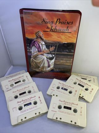 Vintage Sing Praises To Jehovah Set Of 8 Cassette￼ Tapes Clam Case