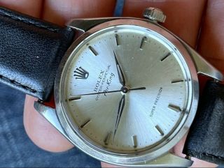 1963 Rolex Oyster - Perpetual Air King 5500 Steel 1530 Automatic Dial 2