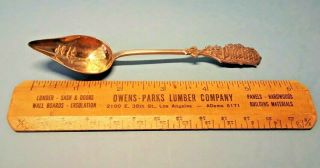 - Gustavus Seifert Canadian Sterling Silver Souvenir " Citrus " Spoon Quebec -