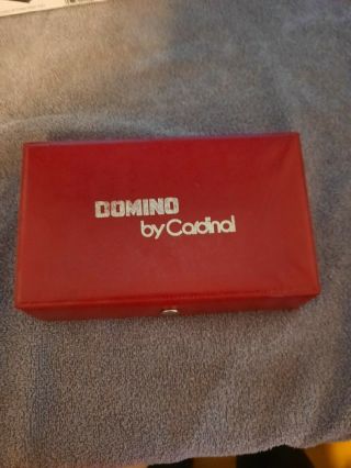 Vintage Double Nine Dominos By Cardinal