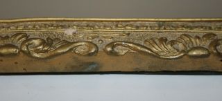 Antiqued Gold Decorative Framed Mirrored Vanity Tray with Handles 14.  5 