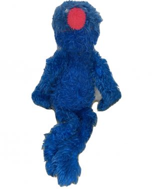 Knickerbocker Grover Plush Vintage Sesame Street 24 Inches Blue Pink Nose Muppet