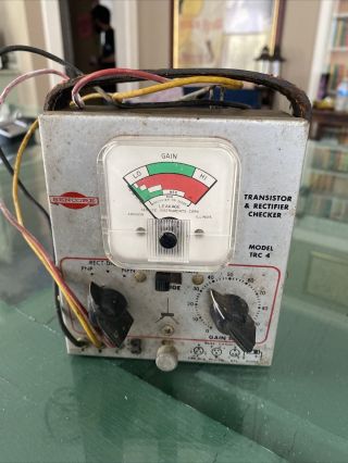 Vintage Sencore Trc - 4 Transistor And Rectifier Checker