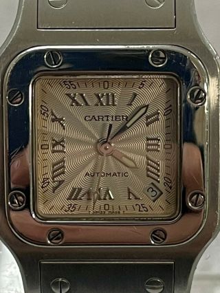 Ladies Cartier Santos Galbee 2423 Automatic Ss 24mm Date