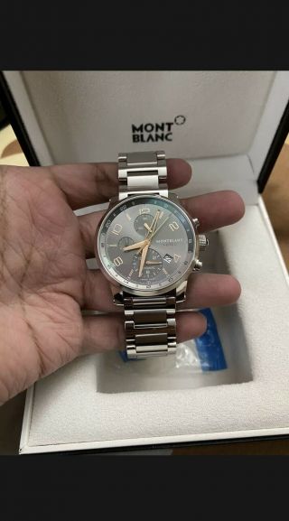 Montblanc Timewalker 18k Rose Gold Hand Watch Automatic
