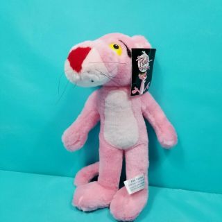 Vintage Pink Panther Plush Stuffed Animal United Artists Pictures Tag 10 " 1998