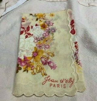2 Floral Handkerchiefs From Paris Jeou D 