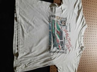 Vintage Drag Race T Shirt John Force Top Fuel Funnycar 90 