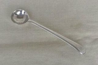 A Fine Antique Solid Sterling Silver George Iii English Salt Spoon London 1809.