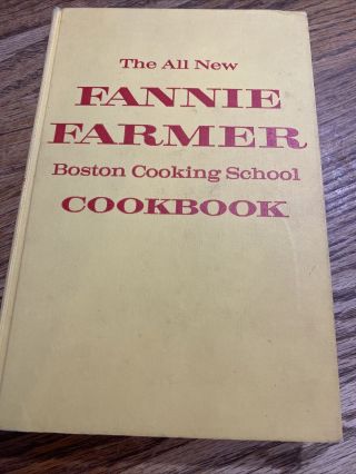 The All Fannie Farmer Boston Cooking School Cookbook - 10th Edition - 1959