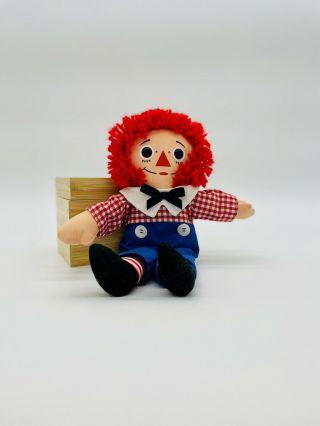 Vintage 1987 Collectable Raggedy Andy 12 " Plush By Playskool