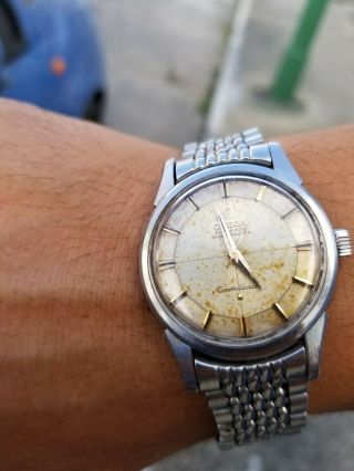 Vintage Omega Constellation Pie Pan Cal 551 Automatic Watch - Cw