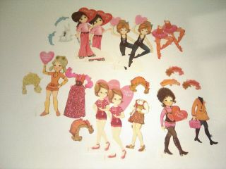 1970s Hallmark Paper Dolls Valentine 