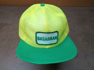 Vintage Mesh Dupont Basagran Union Made Snapback Hat Trucker Farm Patch Cap