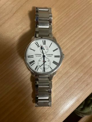 Ulysse Nardin Marine Chronometer Stainless Steel Watch - 1506 - 150/61