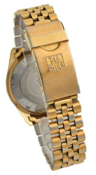 TAG Heuer 1000 984.  013L Gold Plated Stainless Steel Vintage Quartz Mens Watch 3