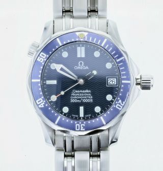 Omega Seamaster Professional 300m Blue Wave Auto Date Watch 2551.  80 Serviced