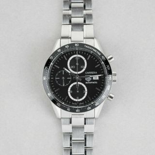 Tag Heuer Carrera Calibre 16 Chronograph Wristwatch W/ Box & Papers Ref.  Cv2010