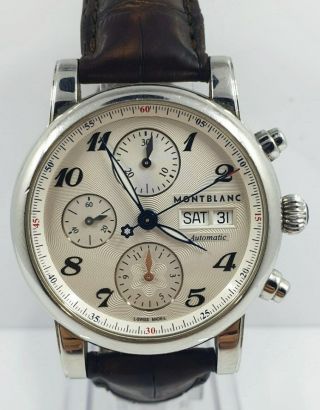 Montblanc Automatic Meisterstuck 4810 501 Chronograph 25 Jewels Automatic Date
