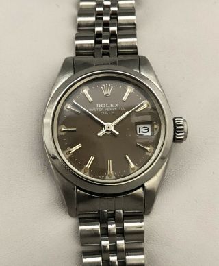 Vintage Rolex Oyster Perpetual 6916 Automatic Stainless 26mm Ladies Wristwatch 3