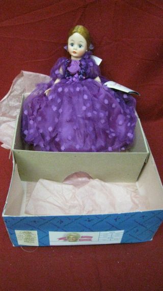Vintage Madame Alexander Doll Belle Of The Ball With Box & Tag 36