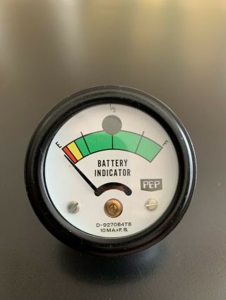 Vintage Battery Indicator Gauge Rat Rod Steampunk