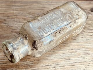 Old Hires Household Extract Embossed Antique Bottle Made In Philadelphia