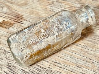 Old HIRES HOUSEHOLD EXTRACT EMBOSSED ANTIQUE Bottle MADE IN PHILADELPHIA 2