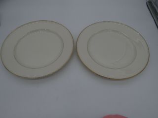 Mikasa Stanton Gold Set Of 2 Dinner Plates 10 7/8 " Japan