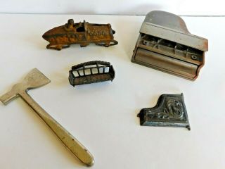 Antique Cast Iron Arcade Toy Parts & Others 2