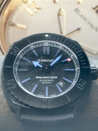 Jeanrichard Aquascope Hokusai Special Edition 44mm Black Pvd Stainless Steel
